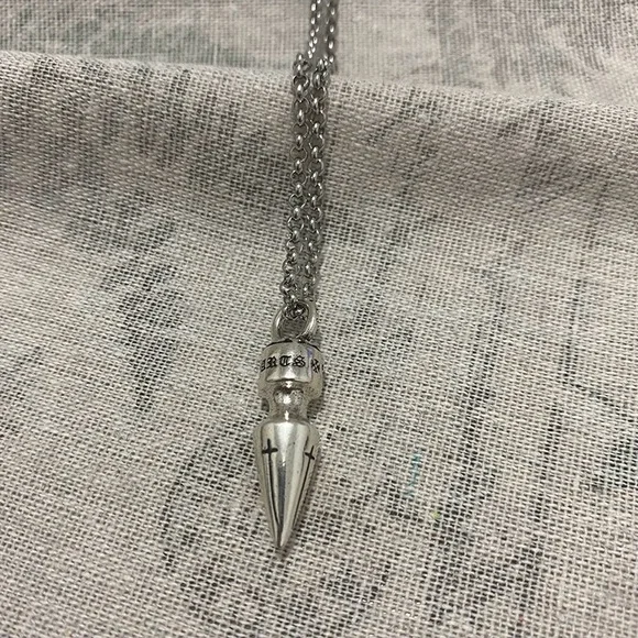 Chrome Hearts Bullet Pendant Necklace - Picture 5 of 5
